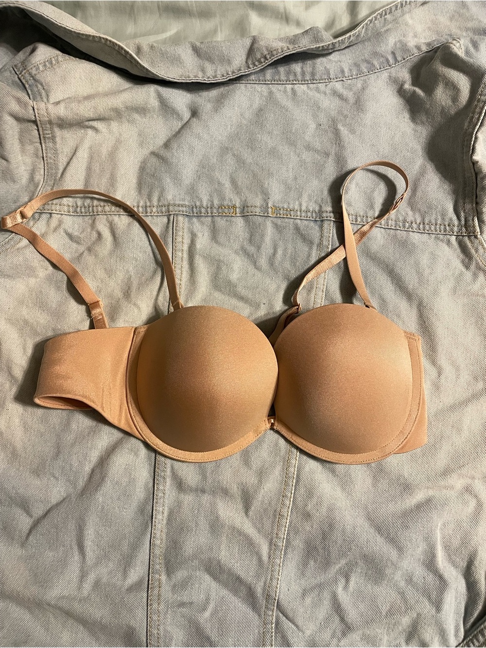 36A Felina Push-up Strapless Multiway Underwire Bra - Beige